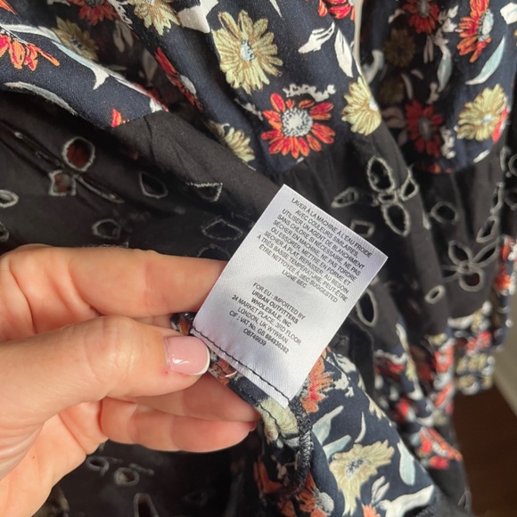 Free People Floral Bell Sleeve Dress Tunic - Picture 5 of 11